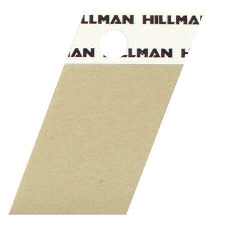 Hillman HILLMAN 1.5 in. Reflective Gold Aluminum Self-Adhesive Full Spacer Blank 1 pc, PK6 840546